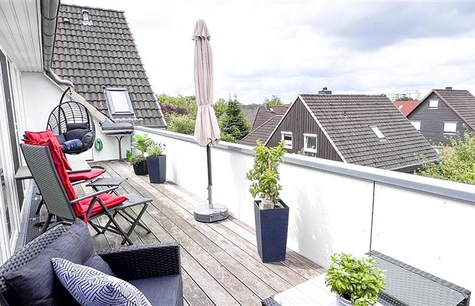 Süd- West Balkon 