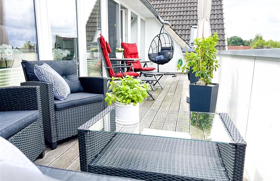 Süd-West Balkon 