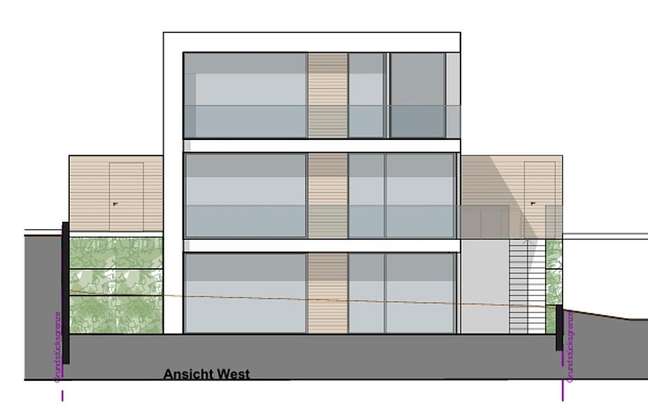 Ansicht West 