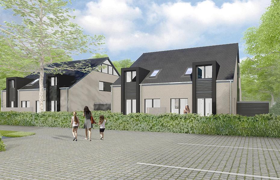 Haus 2+3 Südansicht