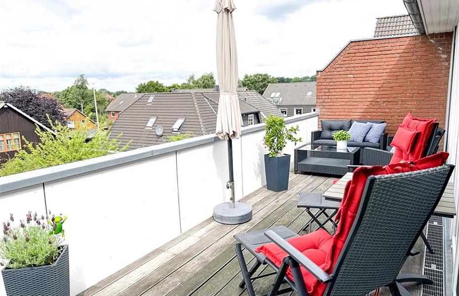 Süd- West Balkon 